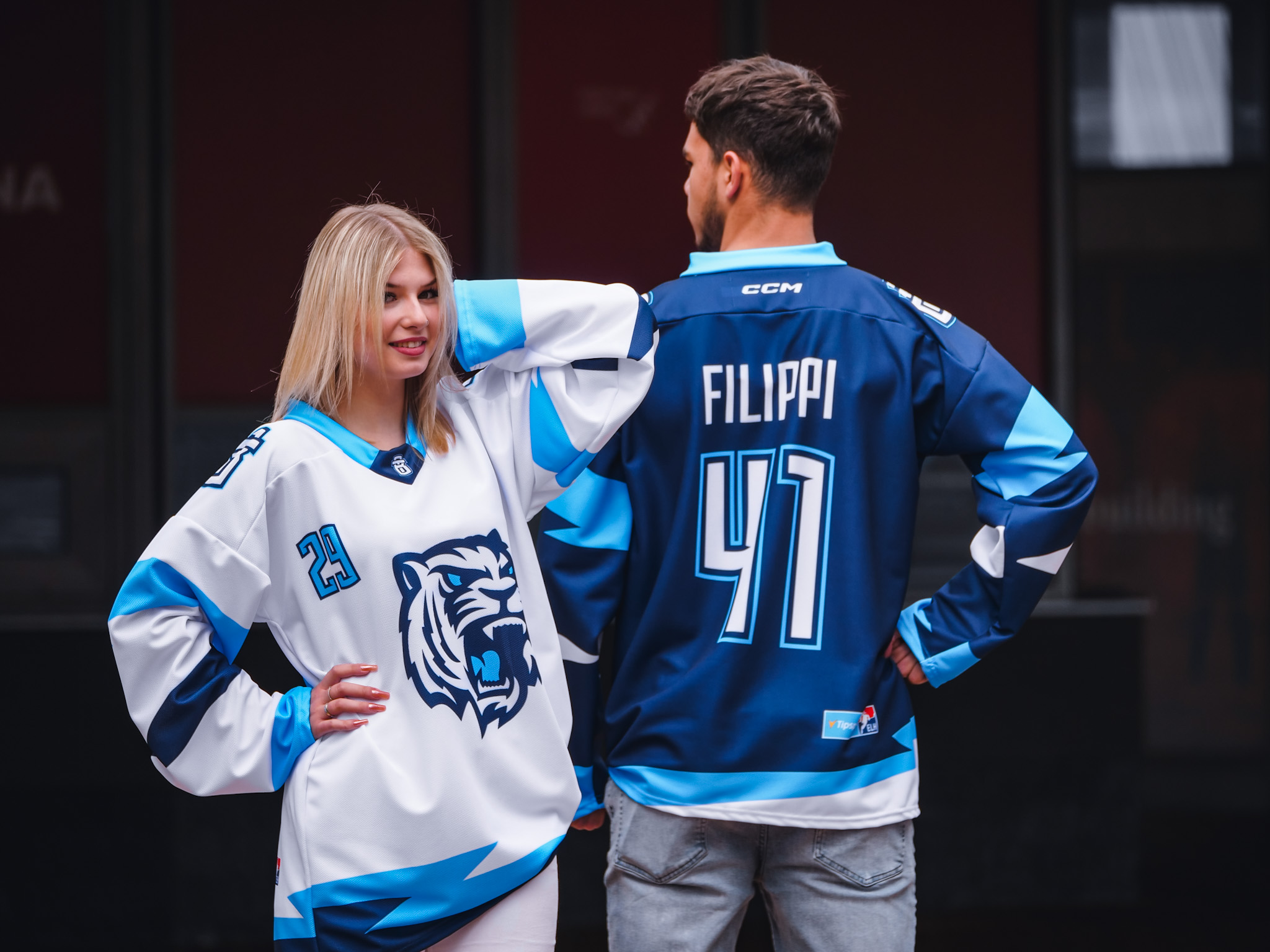 Dres FAN 25/26 tištěný modrý