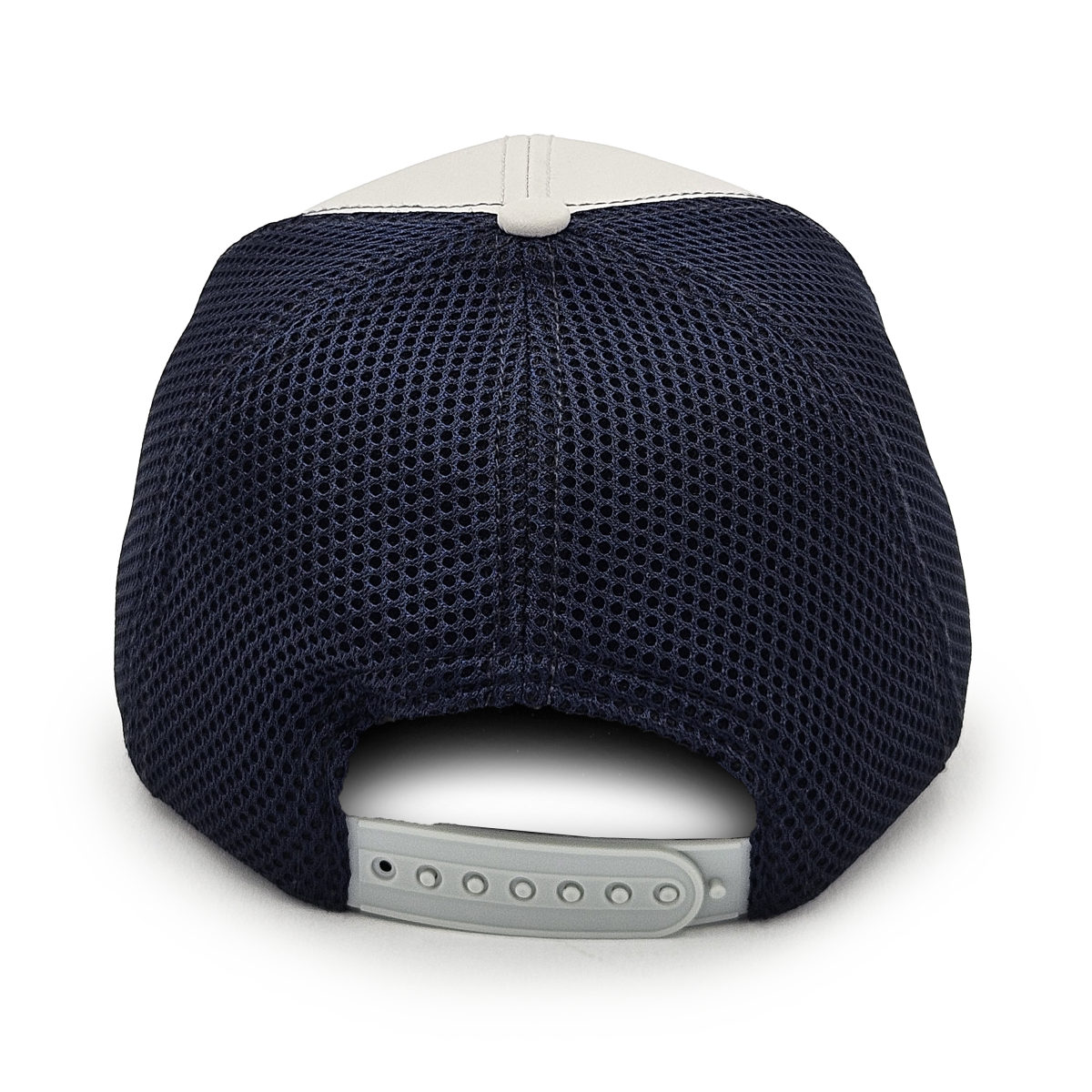 Kšiltovka šedomodrá s logem a nápisem