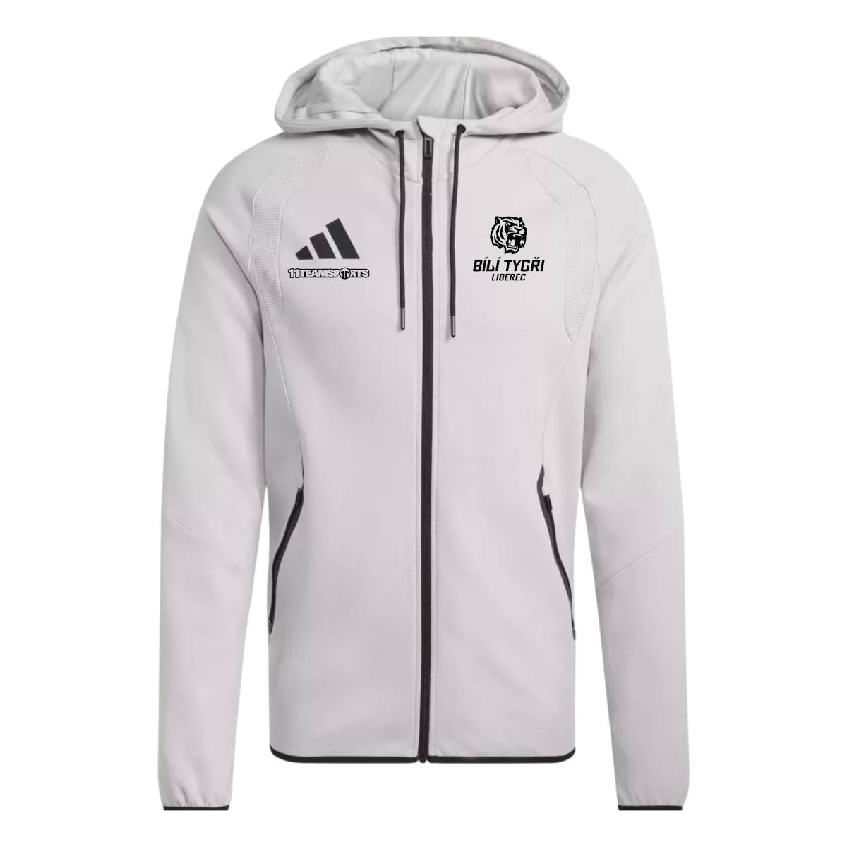 Mikina adidas sportovní šedá