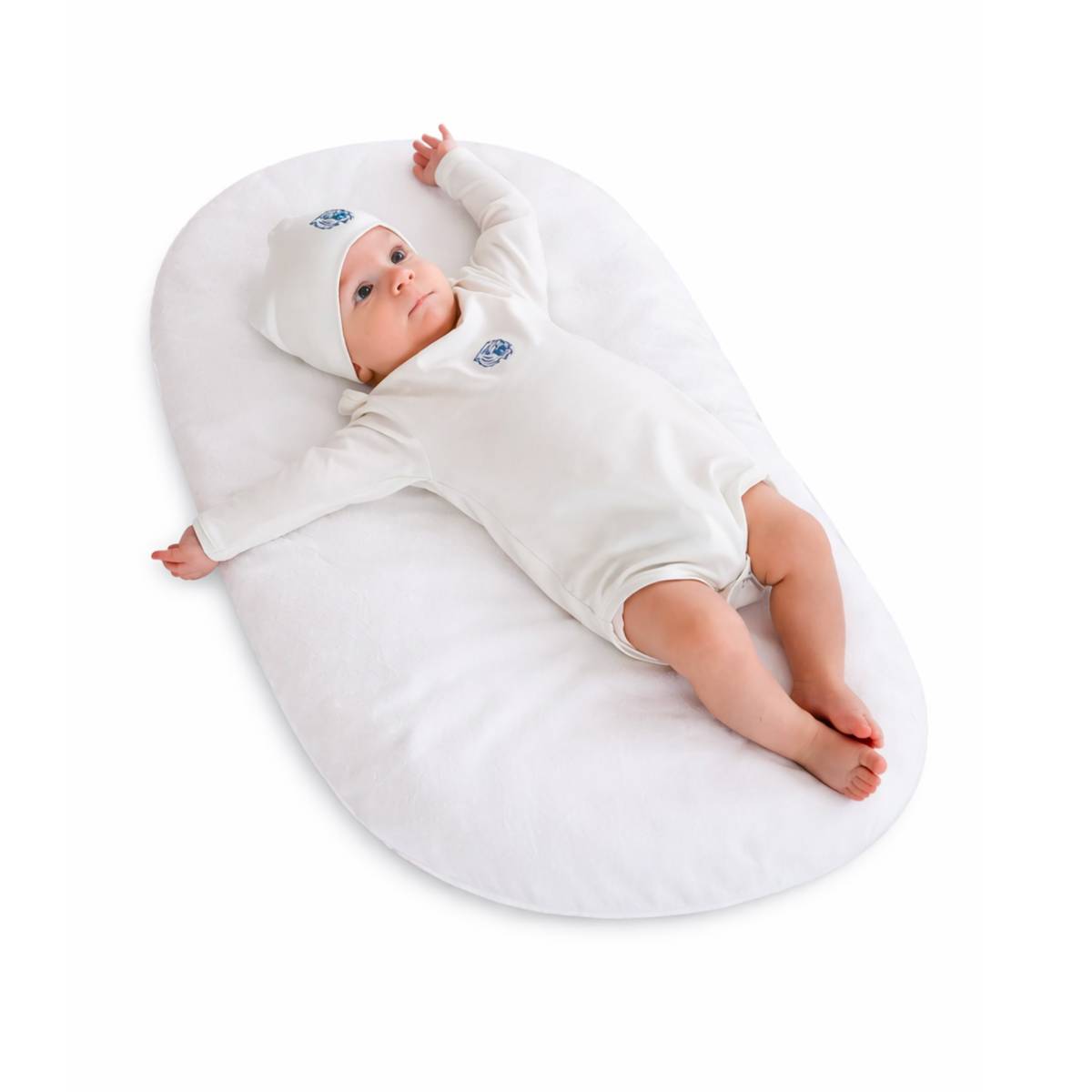 Body s dlouhým rukávem krémové