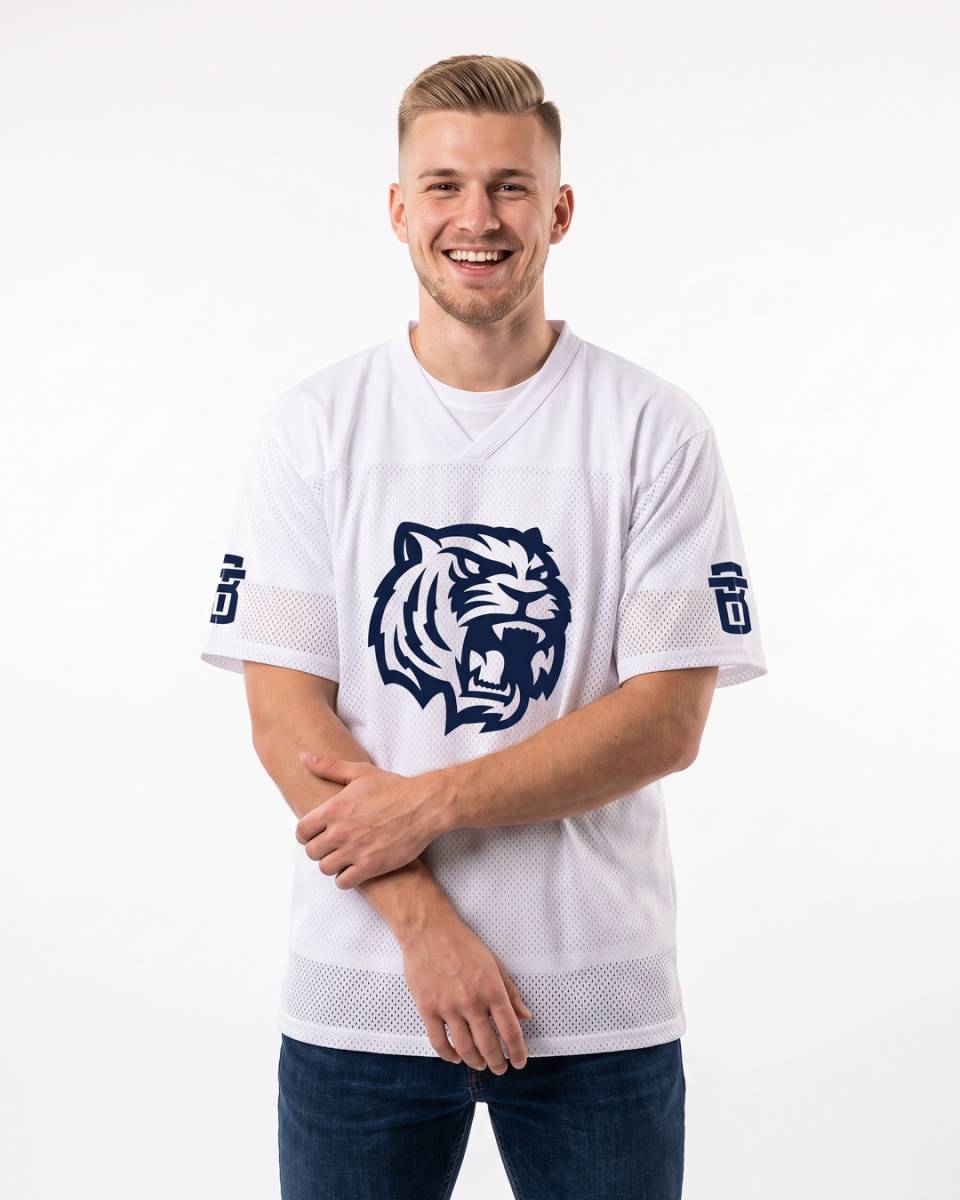 Cool dres bílý s modrým logem