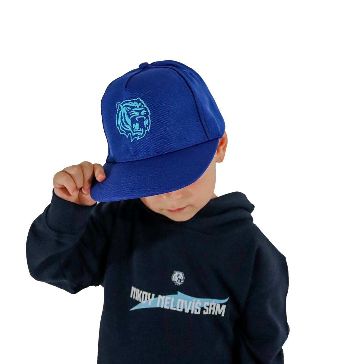 Kšiltovka dětská středně modrá