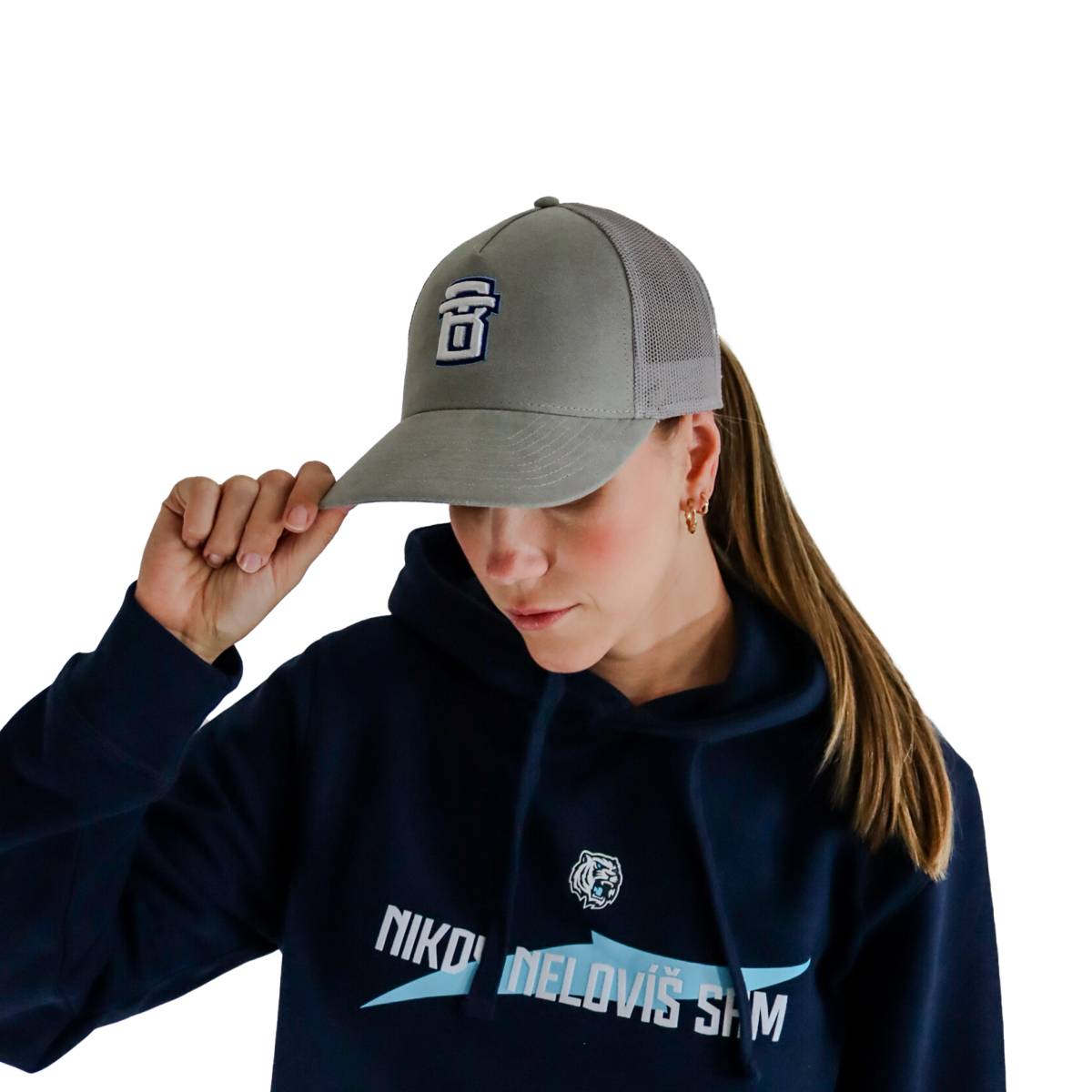 Kšiltovka šedá BT