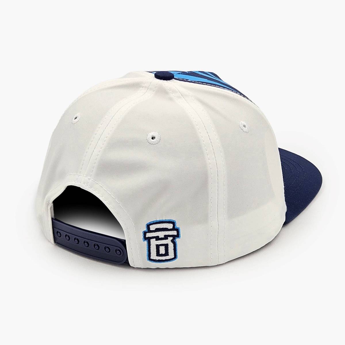 Kšiltovka bílá s modrým kšiltem