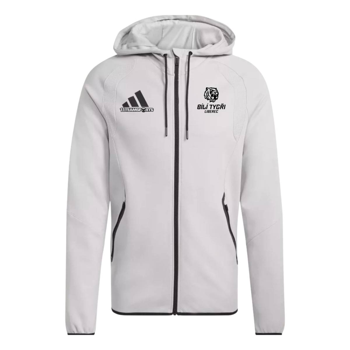Mikina adidas sportovní šedá