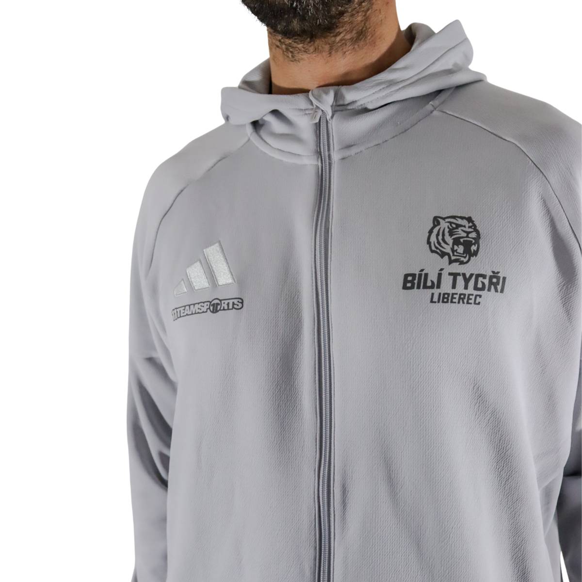 Mikina adidas šedá