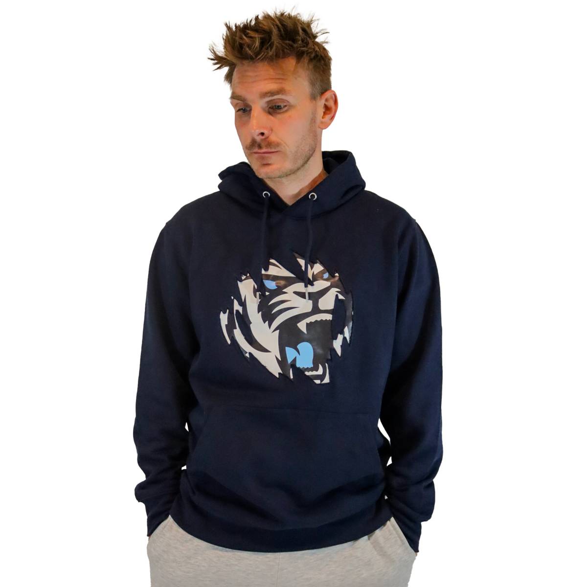 Mikina pánská s rozdrápaným logem