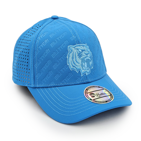 Kšiltovka tyrkysová s ražbou a logem