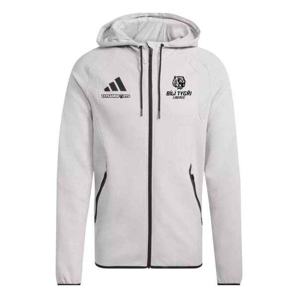 Mikina adidas sportovní šedá