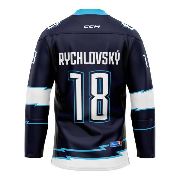 Dres FAN 26/27 vyšívaný modrý