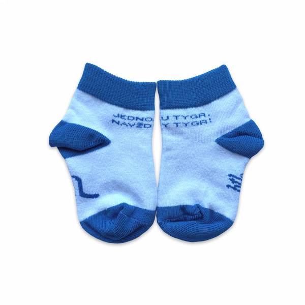 Ponožky kojenecké tyrkysové
