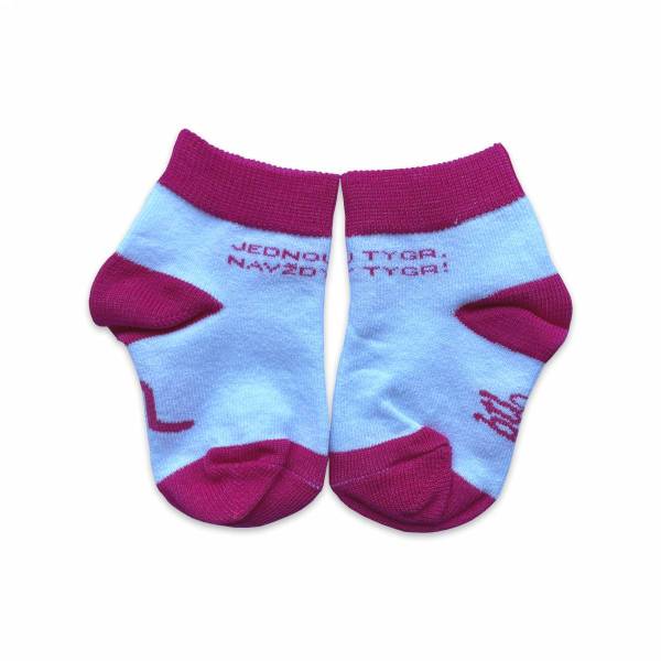 Ponožky kojenecké růžové