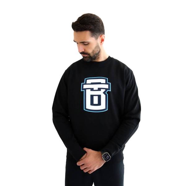 Mikina černá bez kapuce BT unisex