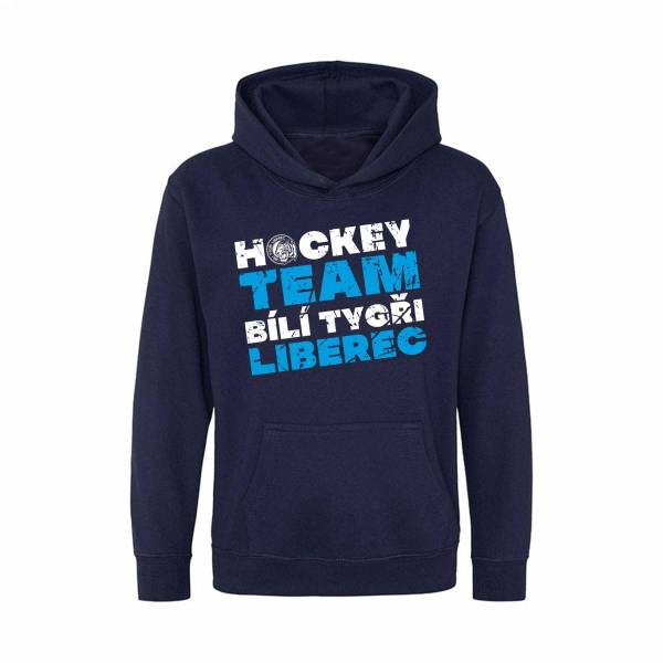mikina dětská Hockey team tmavě modrá