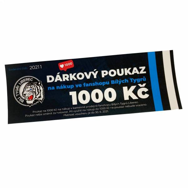 Poukaz dárkový 1000 Kč