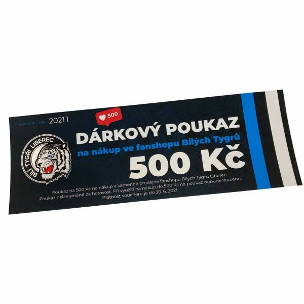 Poukaz dárkový 500Kč