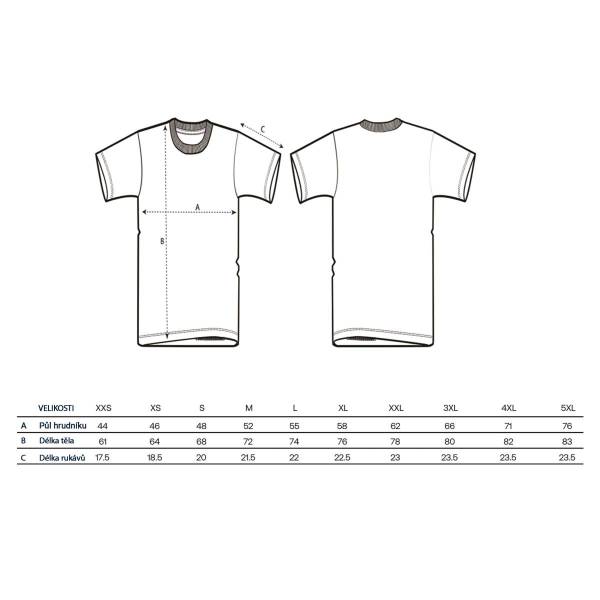 Tmavě modré unisex triko