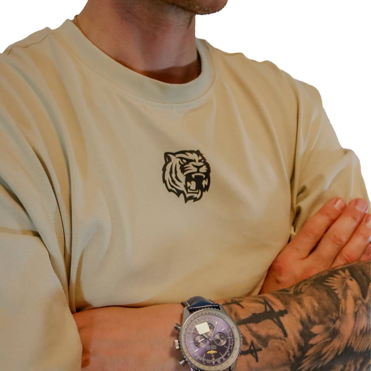 Triko béžové oversize unisex